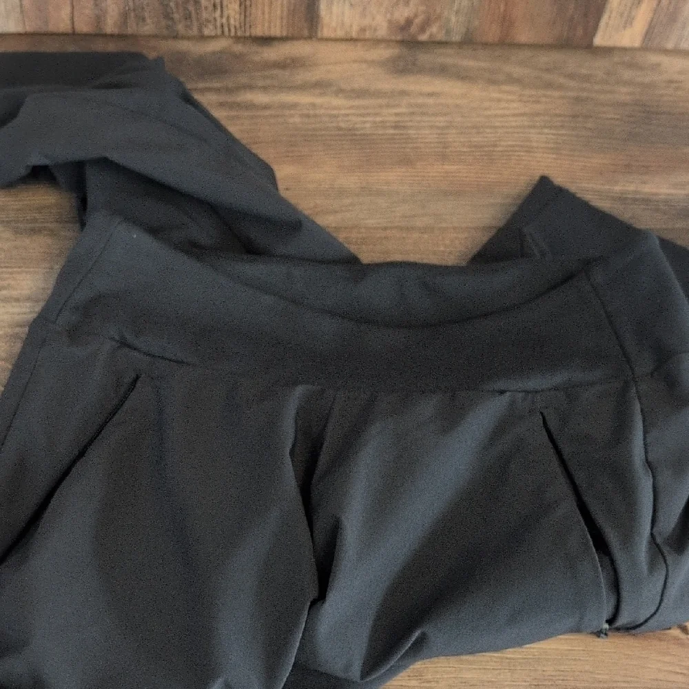 Athleta Classic Charcoal Green/Gray Mid Rise Jogger Pants 0